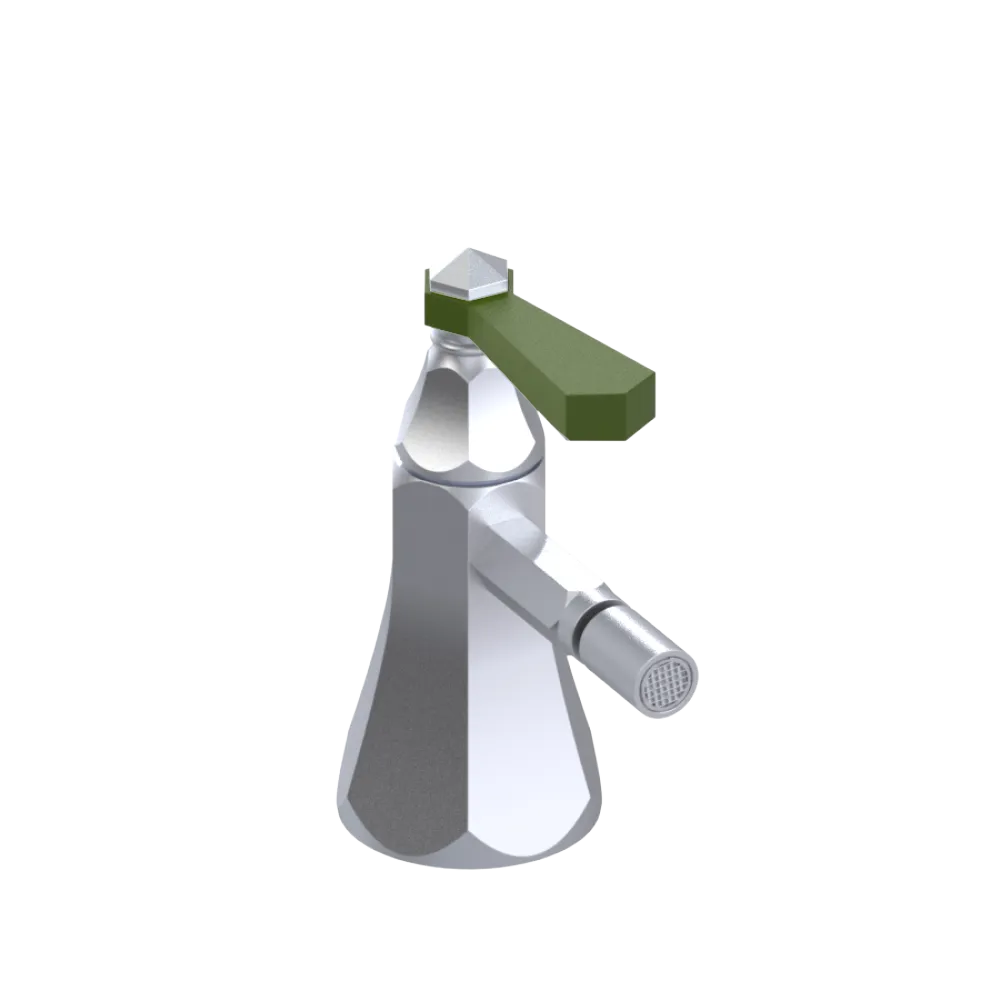 Rubinet Single Control Bidet Fitting (less drain) Satin Chrome