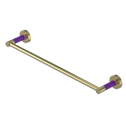 Rubinet Towel Bar 18" Natural Brass