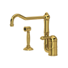 ROHL Acqui® Extended Spout Kitchen Faucet With Side Spray
