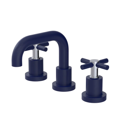 Rubinet Widespread Lav. Set. (less drain) Midnight Blue