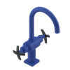 Rubinet Single Hole Dual Handle Lav. Set. (less drain) Blu Jean