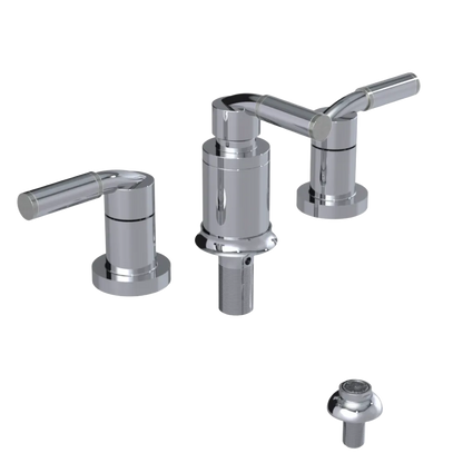 Rubinet Bidet Fitting with Spray, Diverter, and Vacuum Breaker (less drain) Chrome