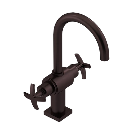Rubinet Single Hole Dual Handle Lav. Set. (less drain) Oil Rubbed Bronze