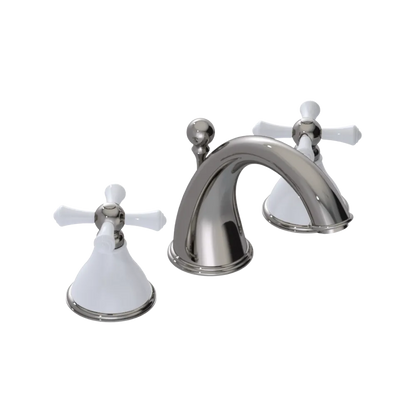Rubinet Widespread Lav. Set. (less drain) Polished Nickel