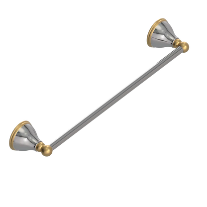 Rubinet Towel Bar 18" Polished Nickel