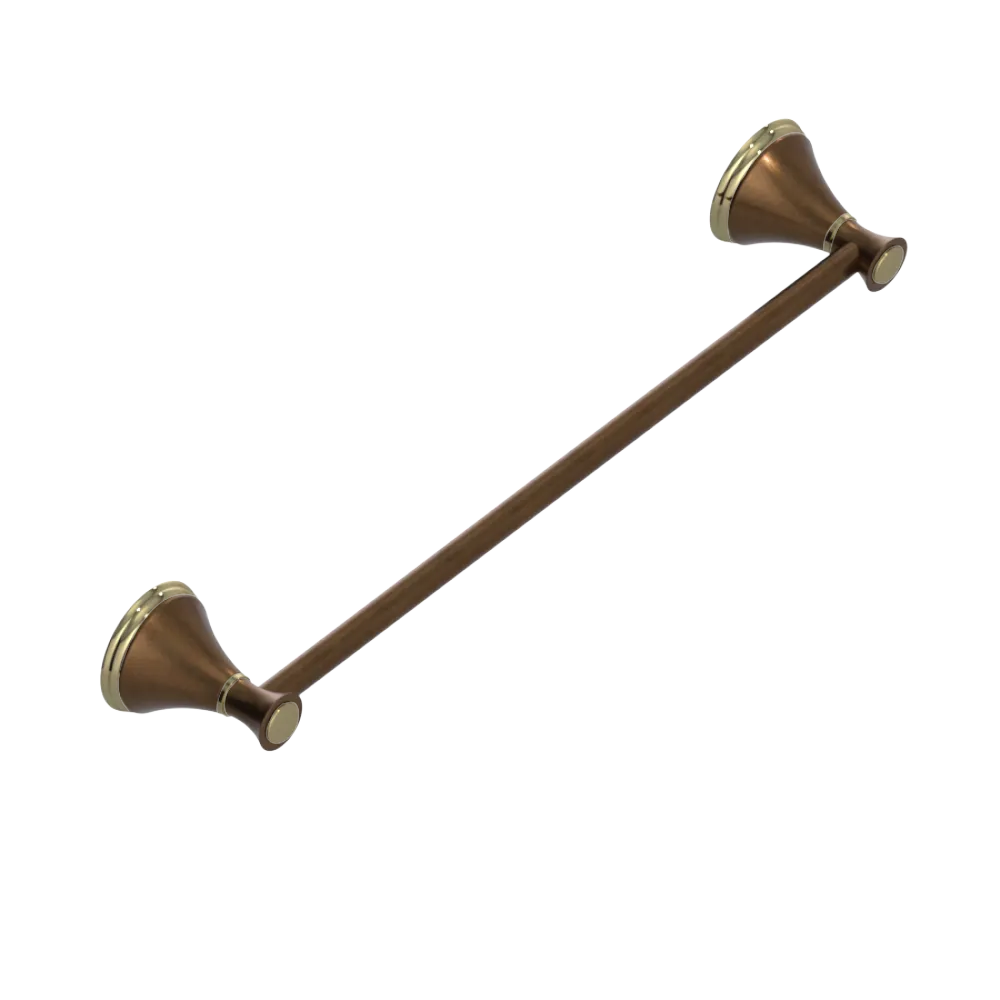 Rubinet Towel Bar 18" Tuscan Brass