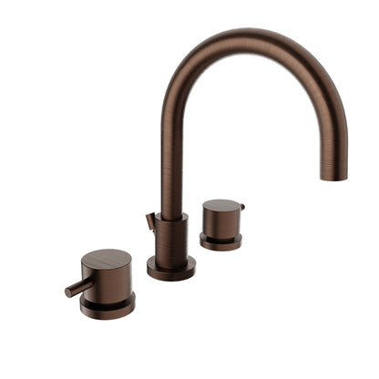 Baril 8" c/c lavatory faucet, drain included