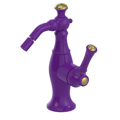 Rubinet Single Control Bidet Fitting (less drain) Purple Haze