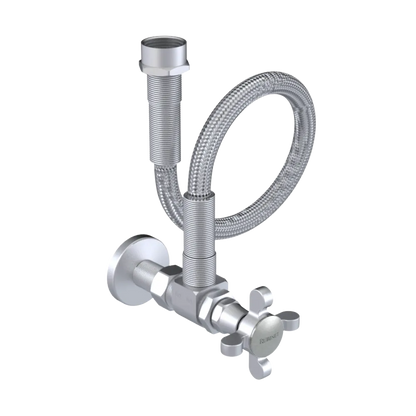 Rubinet Exposed Supply Kit (classic) Satin Chrome