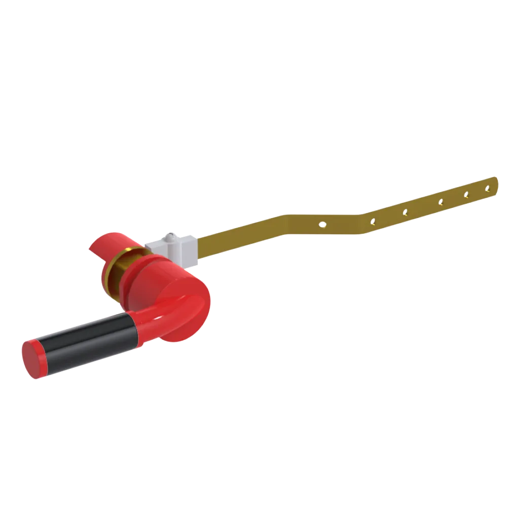 Rubinet Trip Levers Red