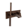 Baril Wall-mounted tub faucet with hand shower