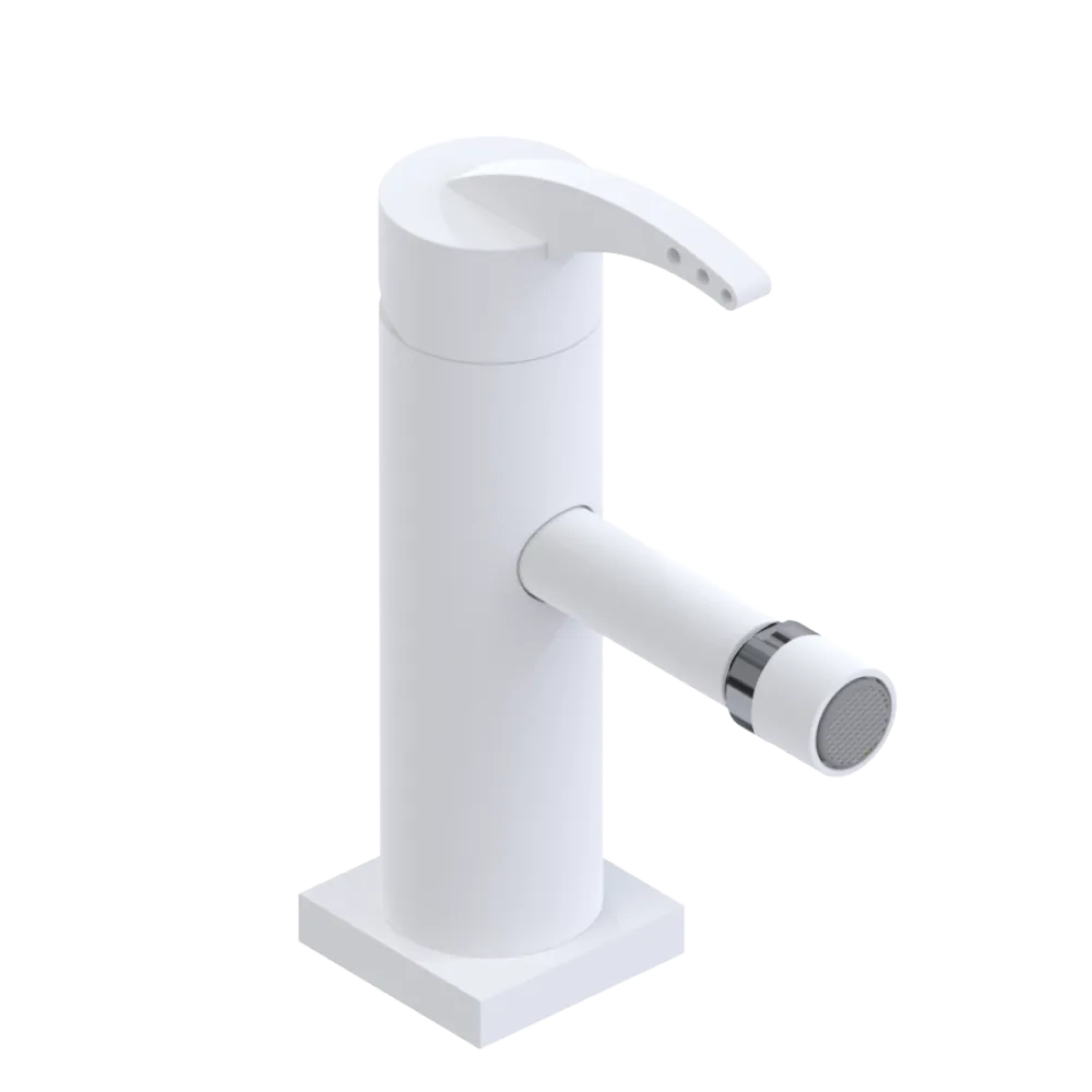 Rubinet Single Control Bidet Fitting (less drain) Matt White
