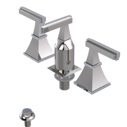 Rubinet Bidet Fitting with Spray, Diverter, and Vacum Breaker (Less Drain) Polished Nickel