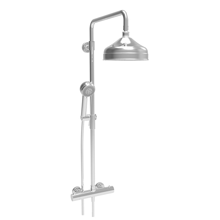 Baril Complete thermostatic shower kit on column