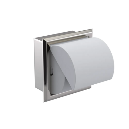 Rubinet RECESSED TOILET PAPER HOLDER Polished Nickel
