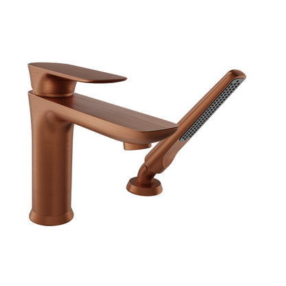 Baril 2-piece tub filler with hand shower