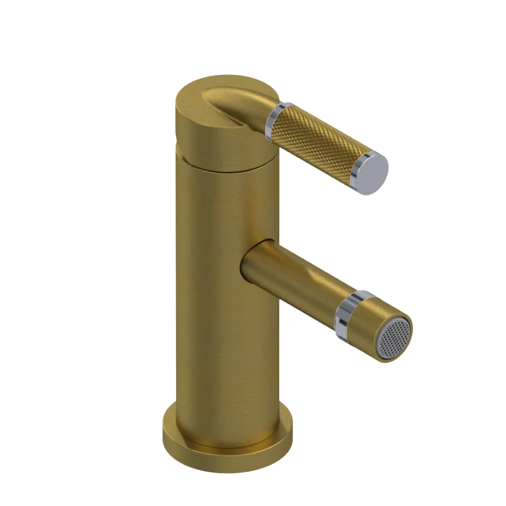 Rubinet Single Control Bidet Fitting (less drain) Antique Brass Matt