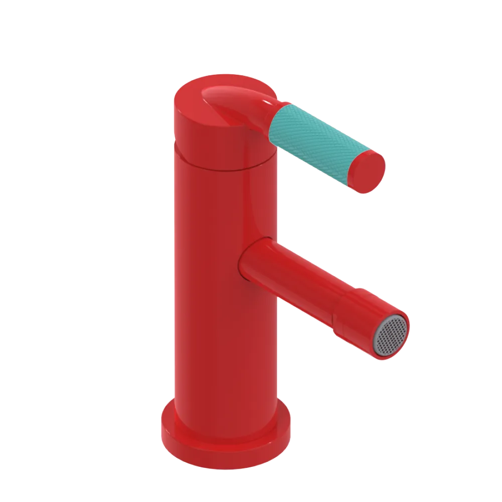 Rubinet Single Control Bidet Fitting (less drain) Red