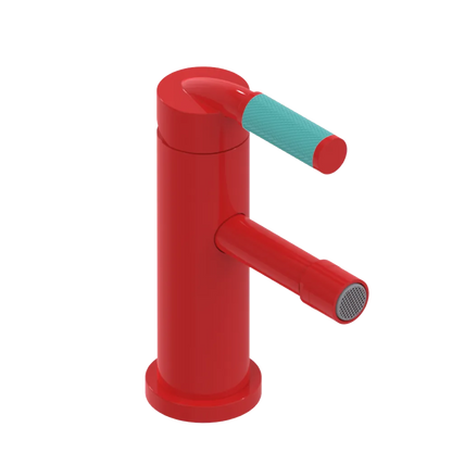 Rubinet Single Control Bidet Fitting (less drain) Red