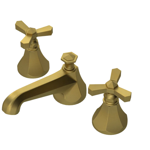 Rubinet Widespread Lav. Set. (less drain) Antique Brass Matt