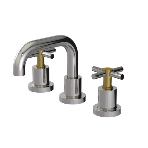 Rubinet Widespread Lav. Set. (less drain) Polished Nickel
