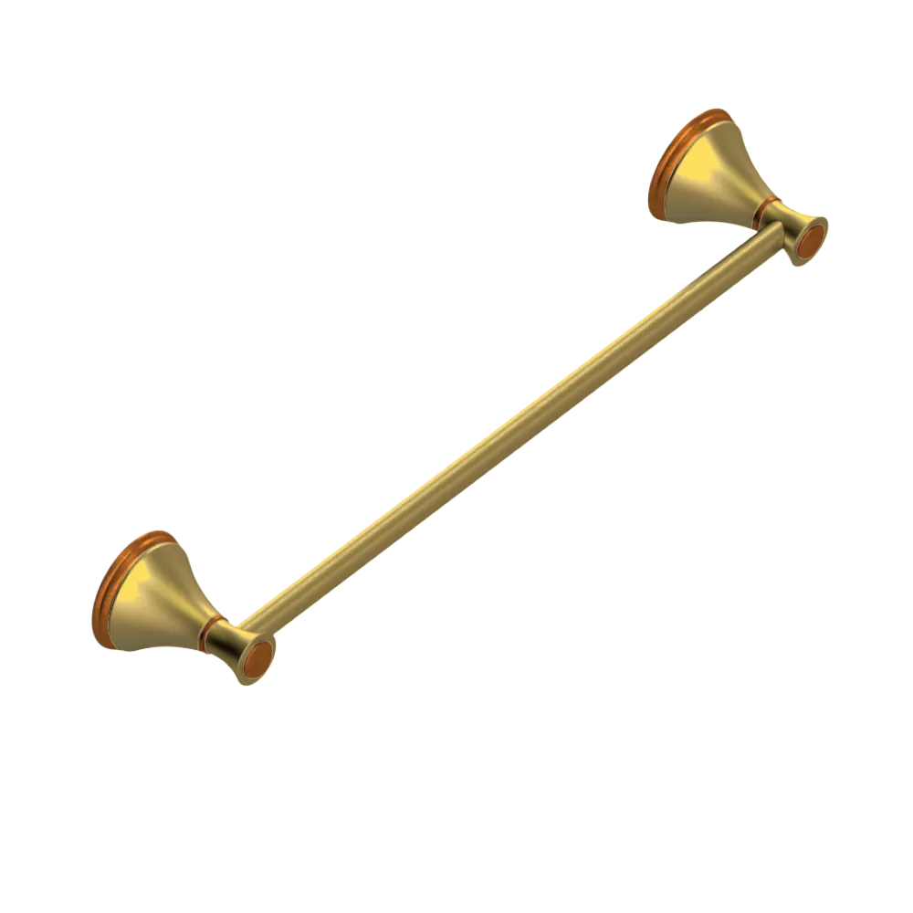 Rubinet Towel Bar 18" Antique Brass Matt