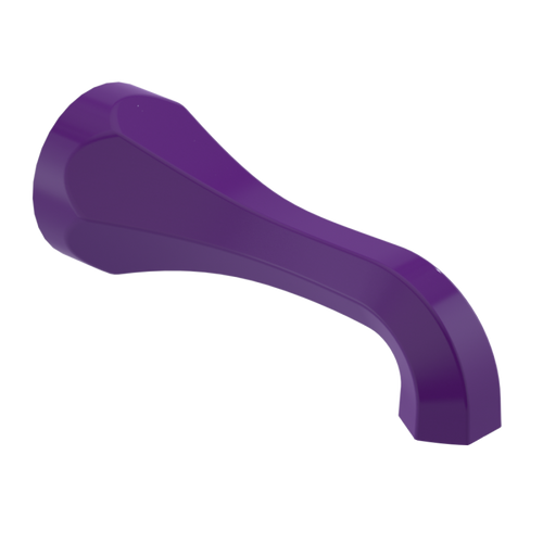 Rubinet Tub Filler Spout Wall Mount Purple Haze
