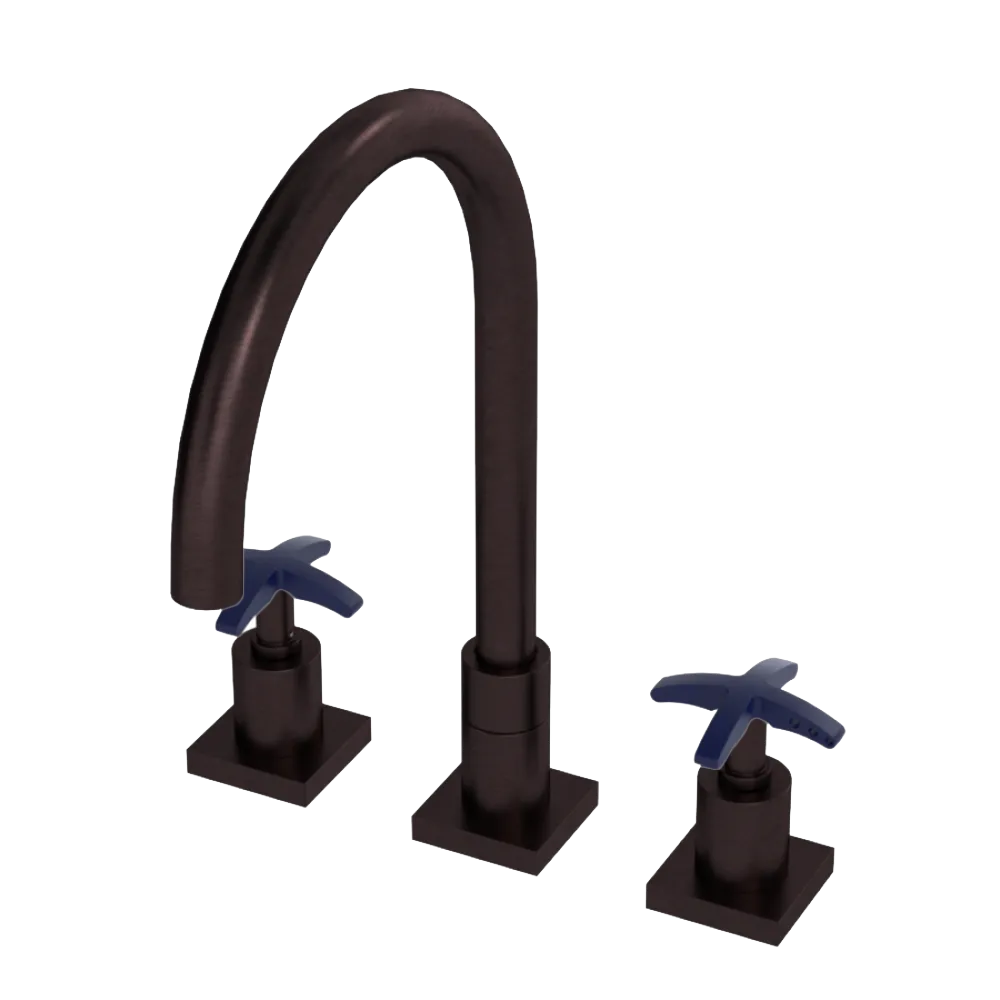 Rubinet Widespread Kitchen Set Oil Rubbed Bronze