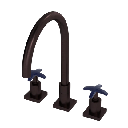 Rubinet Widespread Kitchen Set Oil Rubbed Bronze