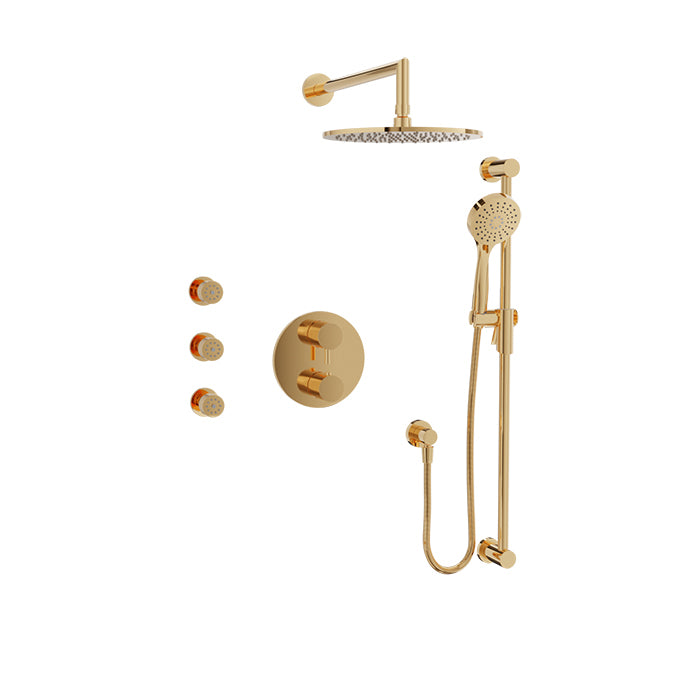 Baril Complete thermostatic pressure balanced shower kit