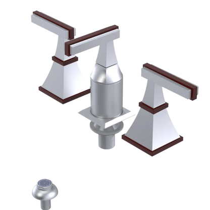 Rubinet Bidet Fitting with Spray, Diverter, and Vacum Breaker (Less Drain) Satin Chrome