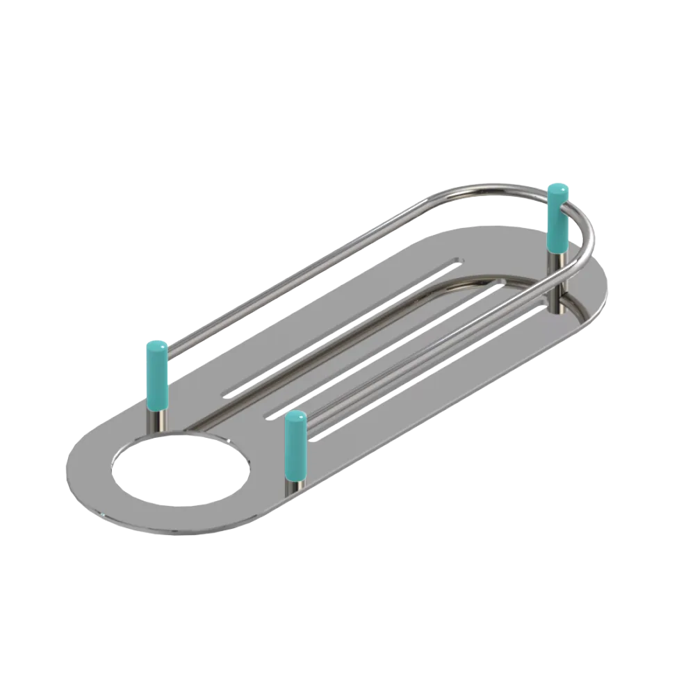 Rubinet Shelf Only Polished Nickel