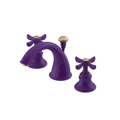 Rubinet Widespread Lav. Set. (less drain) Purple Haze