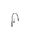 Baril Single-hole bar / prep kitchen faucet with 2-function pull-down spray