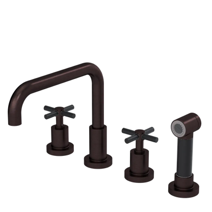 Rubinet Widespread Kitchen Set with Hand Spray Oil Rubbed Bronze