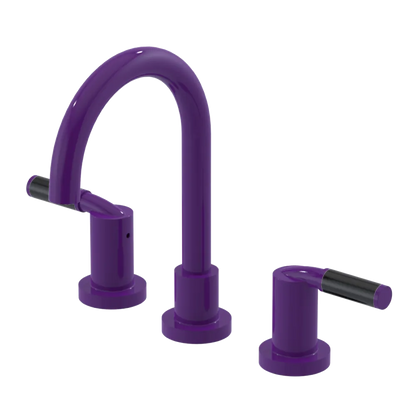 Rubinet Widespread Lav set (less drain) Purple Haze