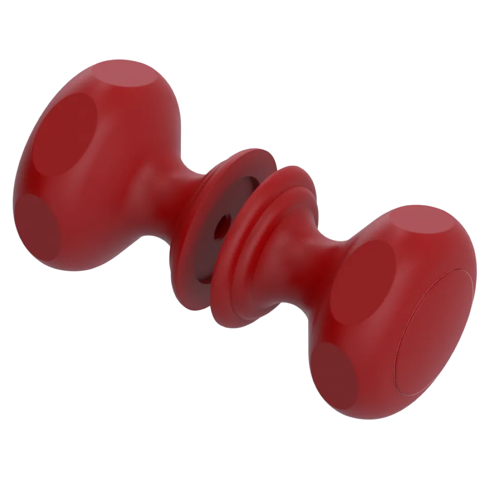Rubinet Shower Door Knob (set) Maroon