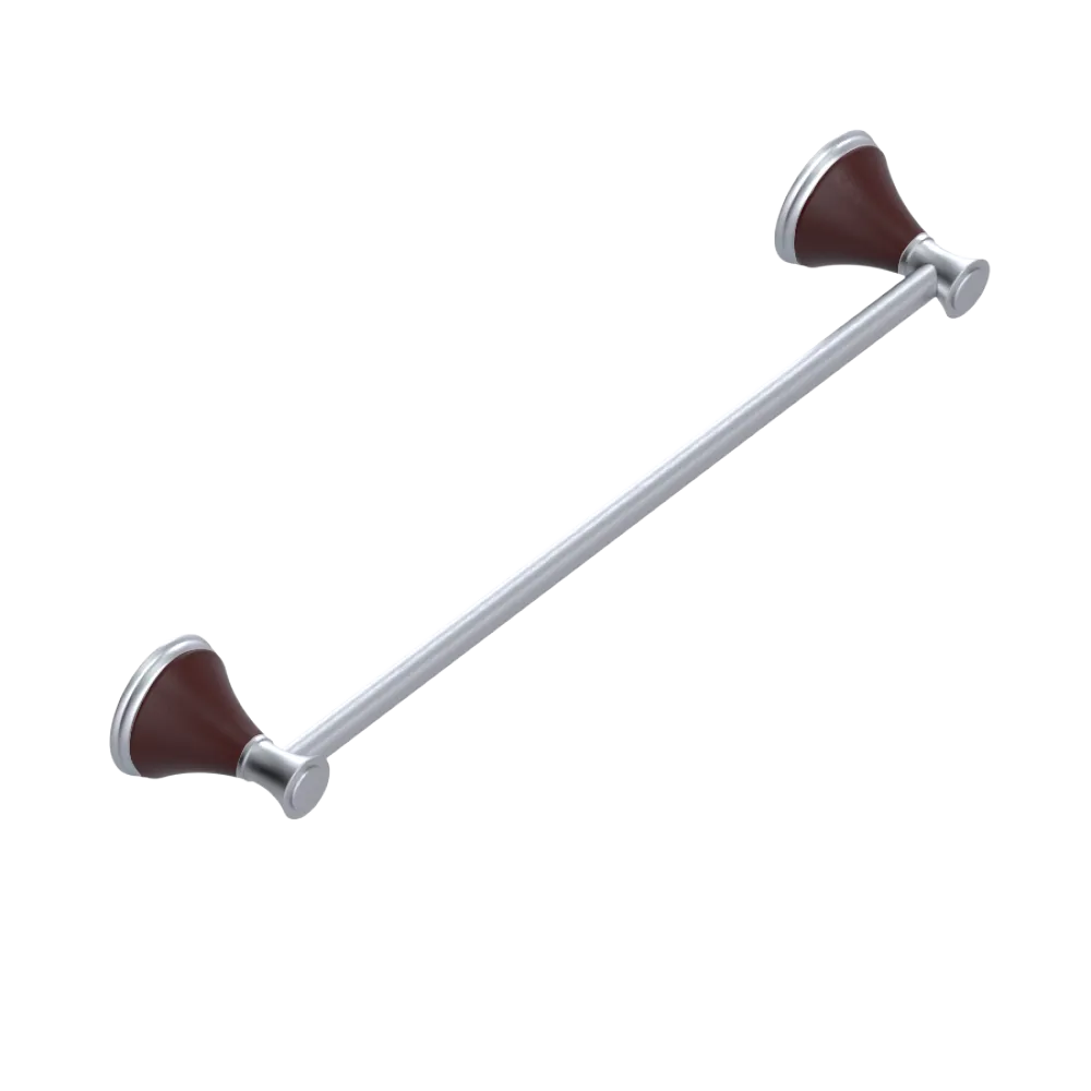 Rubinet Towel Bar 18" Satin Chrome