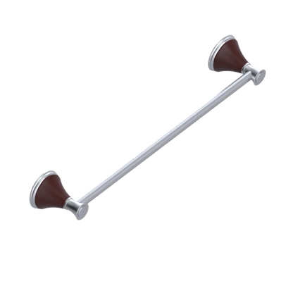 Rubinet Towel Bar 18" Satin Chrome