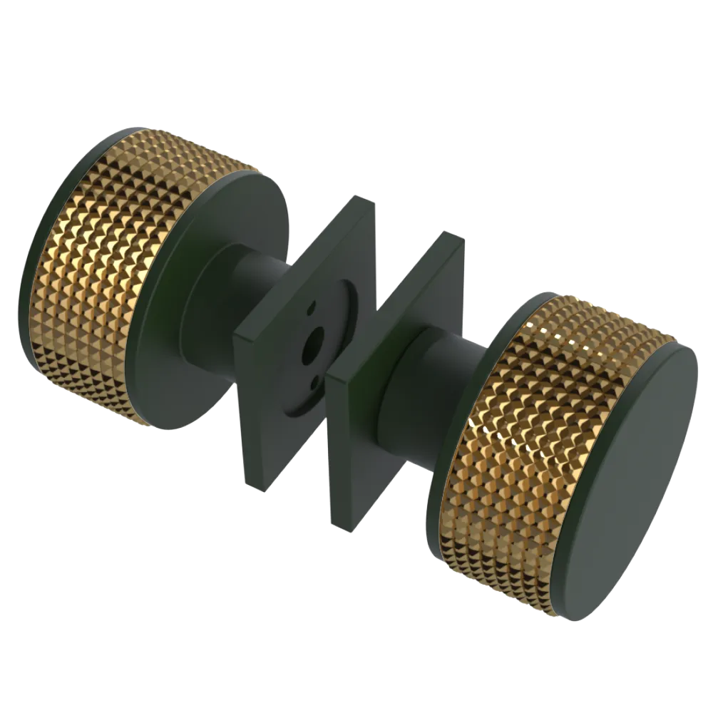 Rubinet Shower Door Knob (set) Green Envy