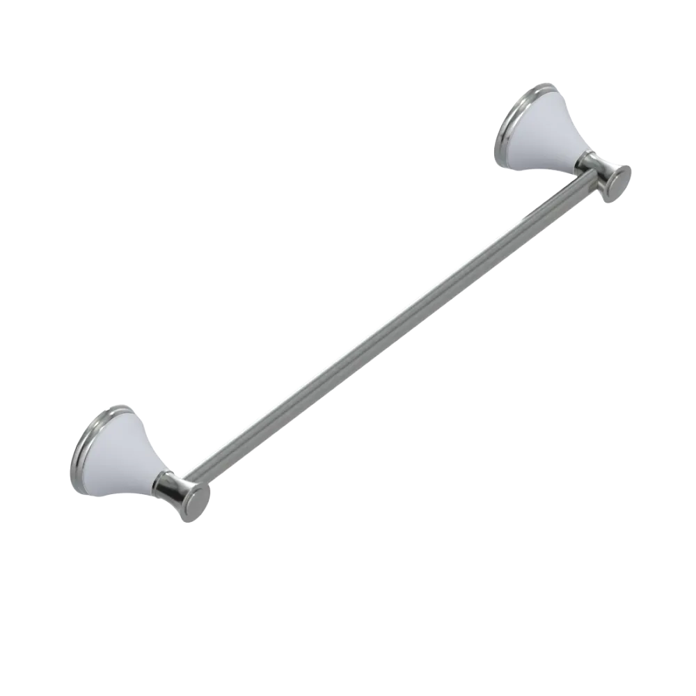 Rubinet Towel Bar 18" Satin Nickel