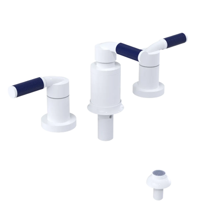 Rubinet Bidet Fitting with Spray, Diverter, and Vacum Breaker (Less Drain) White