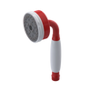 Rubinet 3 Function Hand Held Shower Only Red