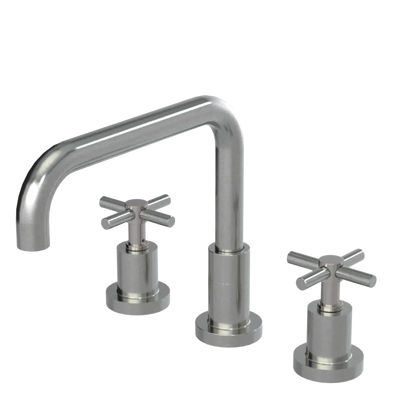 Rubinet Widespread Kitchen Set Satin Nickel