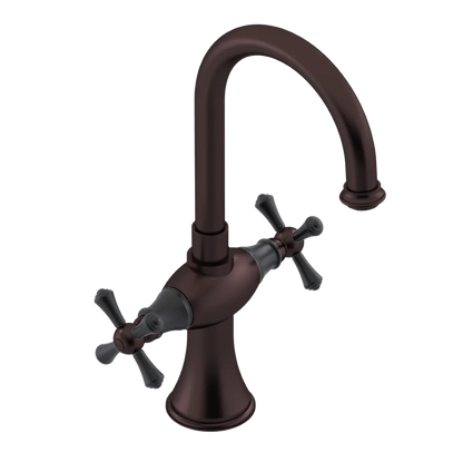 Rubinet Single Hole Dual Handle Lav. Set. (less drain) Oil Rubbed Bronze
