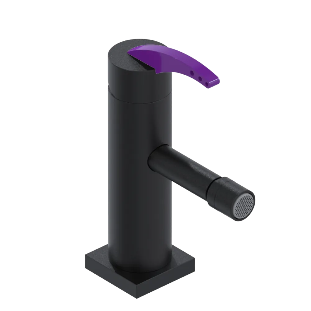 Rubinet Single Control Bidet Fitting (less drain) Matt Black