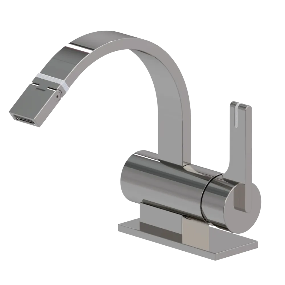 Rubinet Single Control Bidet Fitting (less drain) Polished Nickel