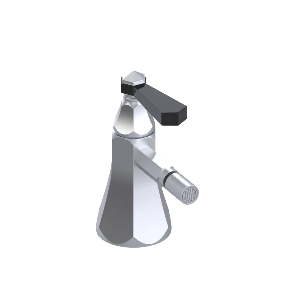 Rubinet Single Control Bidet Fitting (less drain) Satin Chrome