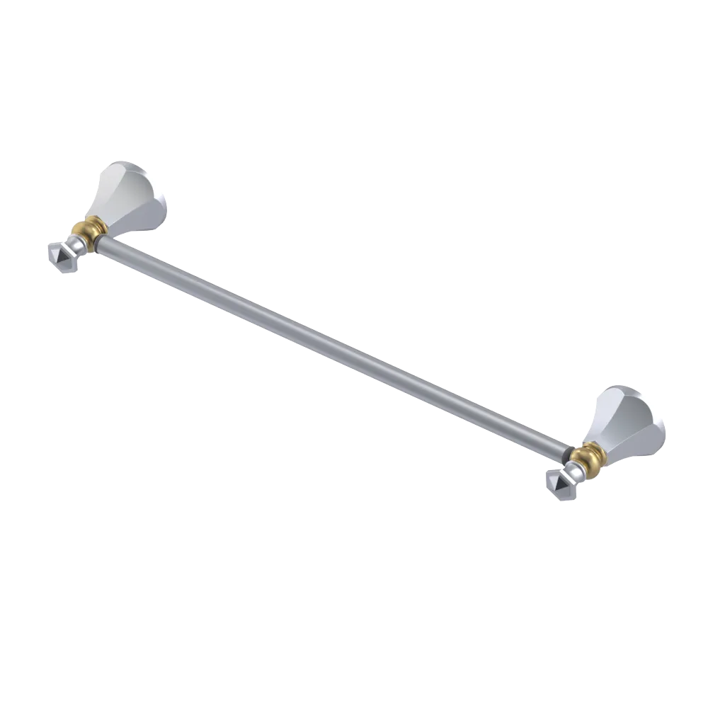 Rubinet Towel Bar 18" Satin Chrome