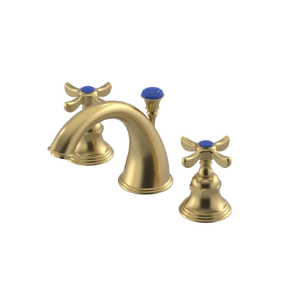 Rubinet Widespread Lav. Set. (less drain) Satin Gold